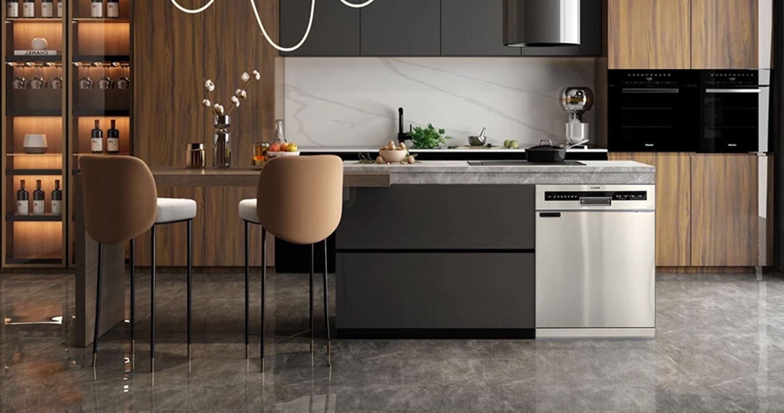 ​Máy rửa bát lắp đặt âm tủ